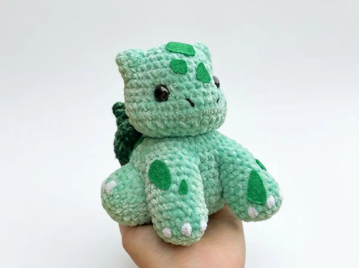 Bulbasaur Tash Crochet Pattern: Step-by-Step Amigurumi PDF