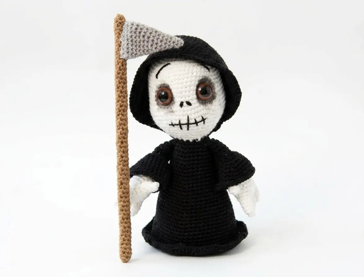 crochet Grim Reaper Amigurumi Pattern: Step-by-Step PDF