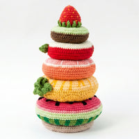 Fruit Stacking Toy Crochet Pattern: Step-by-Step Toddler PDF