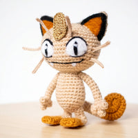 Meowth Crochet Pattern: Step-by-Step Amigurumi Cat PDF
