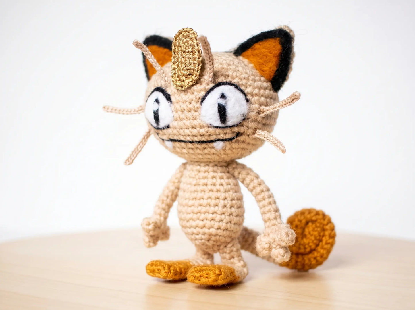 Meowth Crochet Pattern: Step-by-Step Amigurumi Cat PDF