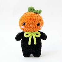 Mini Pumpkin Man Amigurumi Pattern: Step-by-Step Crochet PDF