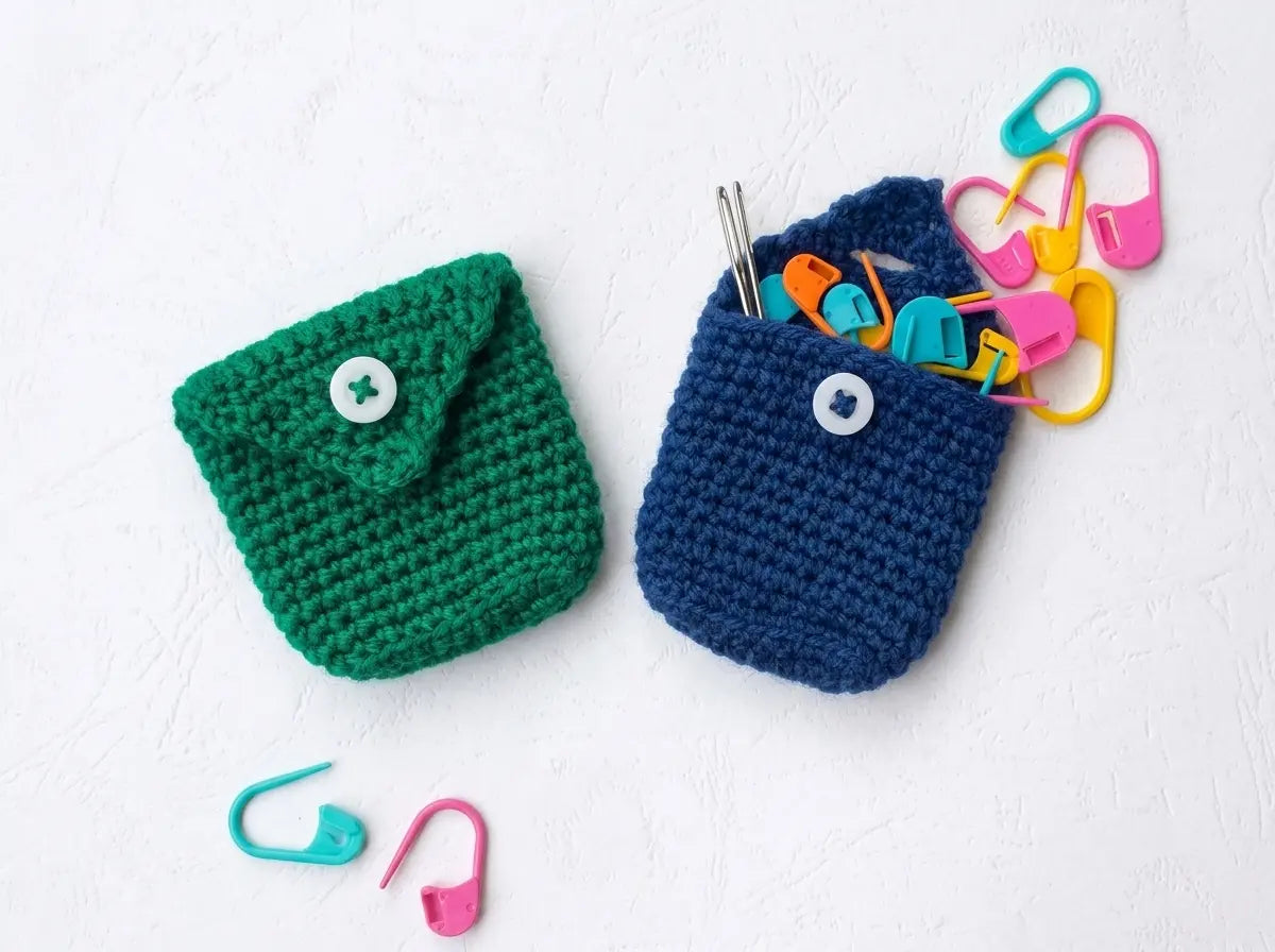 Pixie Pocket Pouch Crochet Pattern: Step-by-Step Mini Bag PDF