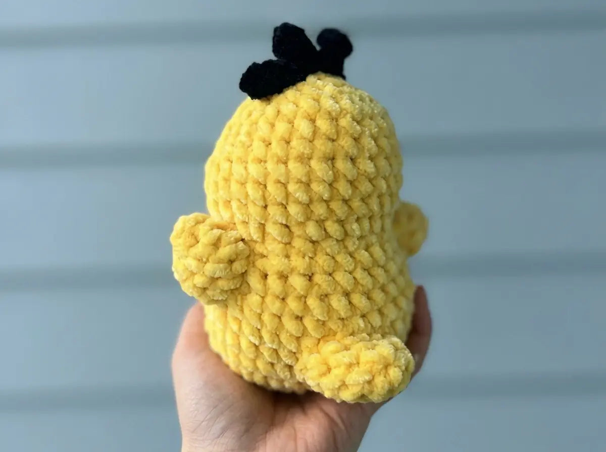 Plush Crochet Psyduck Pokemon Pattern: Step-by-Step Amigurumi PDF
