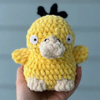 Plush Crochet Psyduck Pokemon Pattern: Step-by-Step Amigurumi PDF