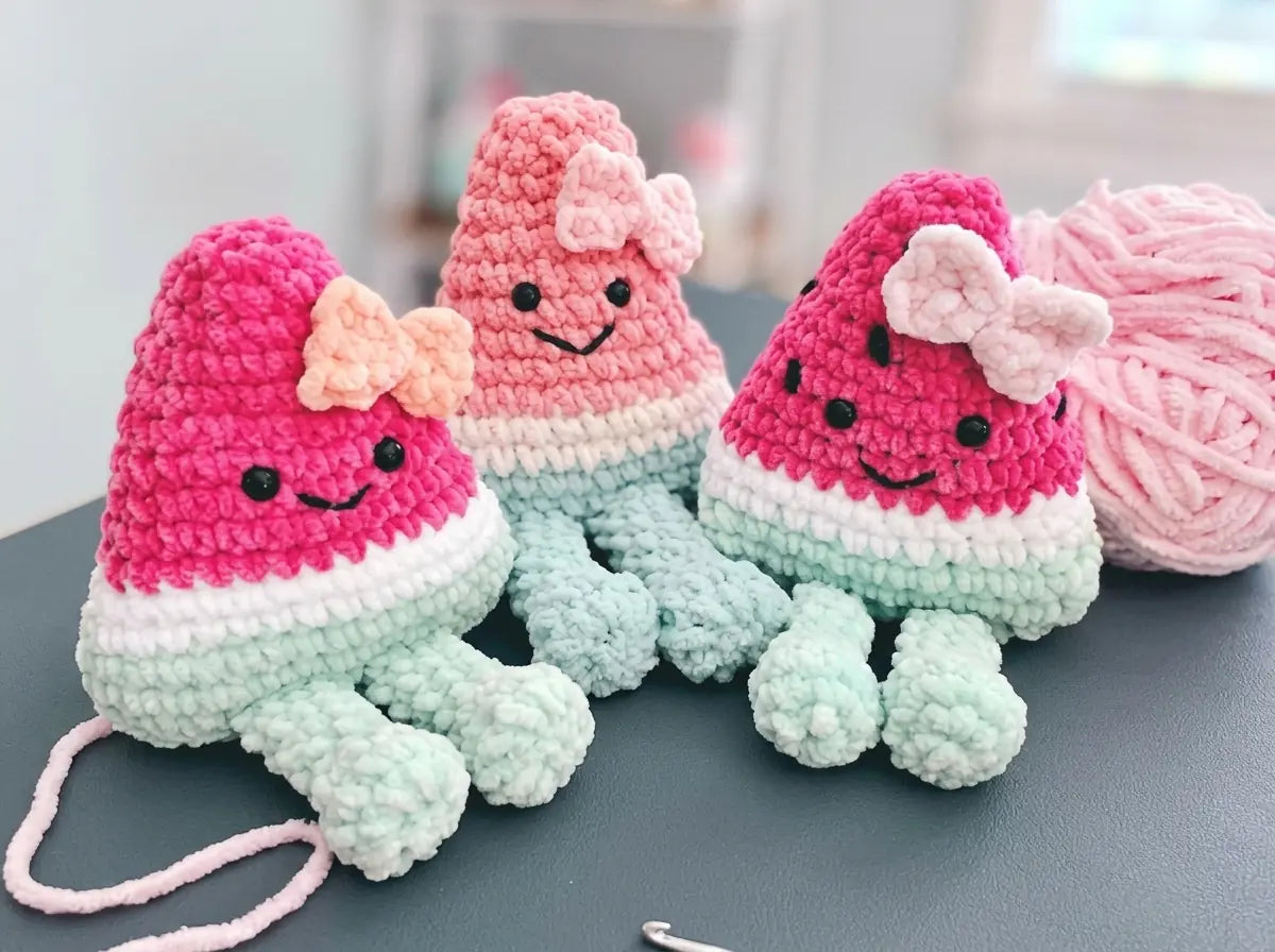 Watermelon Crochet Pattern: Step-by-Step Amigurumi PDF